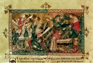 Black Death at Tournai, 1349 (see also 33793) Black Death at Tournai, 1349 (see also 33793)