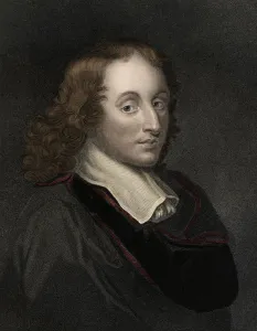 Blaise Pascal 1623-1662 19th Century Engraving. Art Prints