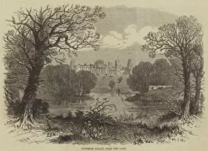 Blenheim Palace, from the Lake (engraving)