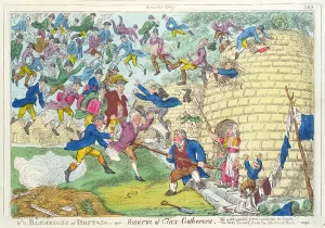 Blessings of Britain - or Swarm of Tax Gatherers, 1817 (colour etching) Blessings of Britain - or Swarm of Tax Gatherers, 1817 (colour etching)