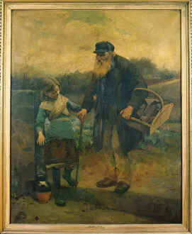 The Blind Pedlar (oil on canvas)