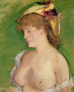 The Blonde with Bare Breasts, 1878 (oil on canvas) The Blonde with Bare Breasts, 1878 (oil on canvas)
