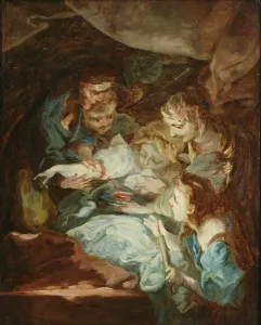 The Bloodletting (oil on canvas) The Bloodletting (oil on canvas)