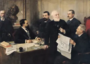 The Board of Directors of La Republique Francaise, 1890 (oil on canvas) The Board of Directors of La Republique Francaise, 1890 (oil on canvas)
