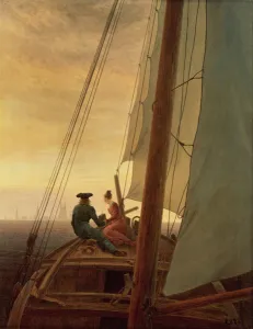 On Board a Sailing Ship, 1819 (oil on canvas) On Board a Sailing Ship, 1819 (oil on canvas)