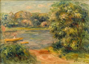 Impasto Gallery: The Boat on the Lake, 1901 (oil on canvas)