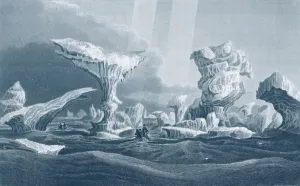 Boats in a Swell Amongst Ice, August 24, 1826, from Narrative of a Second Expedition Boats in a Swell Amongst Ice, August 24, 1826, from Narrative of a Second Expedition
