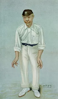 Flannels Gallery: Bobby, caricature of the cricketer Robert Abel, published 5th June 1902 in Vanity Fair