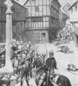 A Body of Archers formed and shot arrow after arrow into the thick of their foes A Body of Archers formed and shot arrow after arrow into the thick of their foes