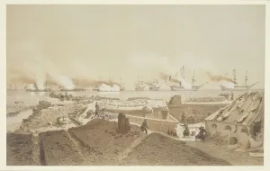 Bombardment of Kil-Bouroun at the mouth of the River Dnieper by the French fleet Bombardment of Kil-Bouroun at the mouth of the River Dnieper by the French fleet