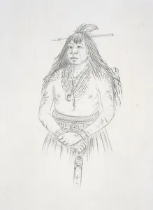 Bon son jee (New Fire) 1852 (pencil on paper) Bon son jee (New Fire) 1852 (pencil on paper)