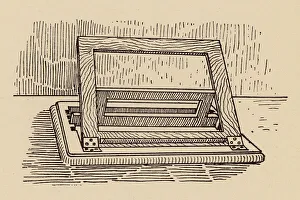 Central Library Gallery: Book stand (litho)