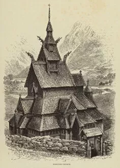Borgund Church (engraving)
