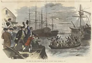 The Boston Tea Party - Destruction of the Tea in Boston Harbor, December 16, 1773 The Boston Tea Party - Destruction of the Tea in Boston Harbor, December 16, 1773