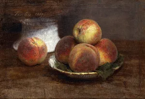 The Bowl of Peaches; Le Bol de Peches, 1869 (oil on canvas) The Bowl of Peaches; Le Bol de Peches, 1869 (oil on canvas)