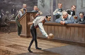 Bowling (colour litho) Bowling (colour litho)