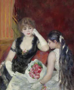 A Box at the Theatre (At the Concert), 1880 (oil on canvas) A Box at the Theatre (At the Concert), 1880 (oil on canvas)