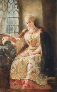 Boyars Wife at the Window, 1885 (oil on canvas) Boyars Wife at the Window, 1885 (oil on canvas)