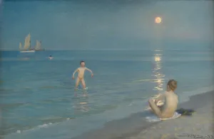 Boys Bathing at Skagen. Summer Evening, 1899 (oil on canvas) Boys Bathing at Skagen. Summer Evening, 1899 (oil on canvas)