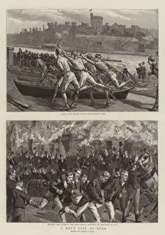 High Road Gallery: A Boys Life at Eton (engraving)