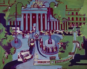 The Brandenburg Gate, Berlin, 1929 (oil on canvas) The Brandenburg Gate, Berlin, 1929 (oil on canvas)