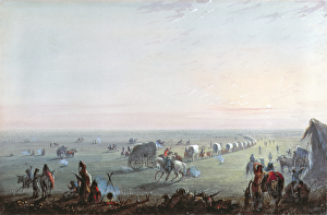 Breaking Up Camp at Sunrise, 1837 (w/c on paper) Breaking Up Camp at Sunrise, 1837 (w/c on paper)