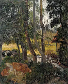 Impasto Gallery: Breton Landscape, 1885 (oil on canvas)
