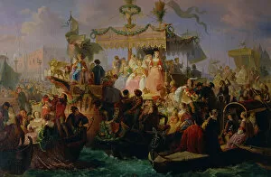 Worldliness Collection: The brides of the sea, 1855 (oil on canvas)