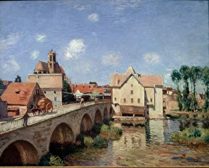 The Bridge of Moret in 1893 - oil on canvas, 1893 The Bridge of Moret in 1893 - oil on canvas, 1893