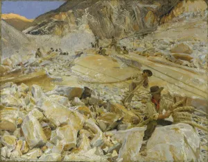 Bringing Down Marble from the Quarries to Carrara, 1911 (oil on canvas) Bringing Down Marble from the Quarries to Carrara, 1911 (oil on canvas)