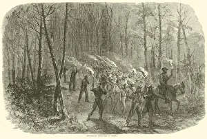 Bringing in prisoners by night, August 1864 (engraving) Bringing in prisoners by night, August 1864 (engraving)
