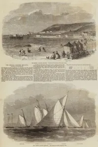 Weston Super Mare Gallery: The Bristol Channel Regatta (engraving)