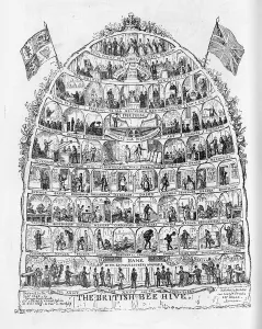 The British Beehive, 1867 (litho) The British Beehive, 1867 (litho)