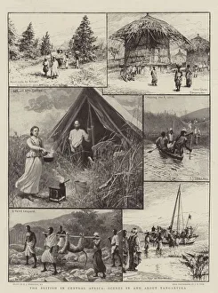 The British in Central Africa, Scenes in and about Tanganyika (litho) The British in Central Africa, Scenes in and about Tanganyika (litho)