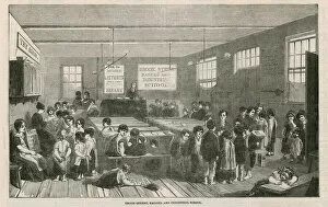 Brook Street Gallery: Brook Street, Ragged and Industrial School (engraving)