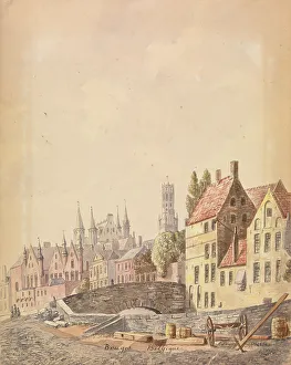 Belltower Gallery: Bruges (w/c on paper)