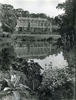 English Baroque Architecture Collection: Brympton d'Evercy, the south front, from 100 Favourite Houses (b/w photo)