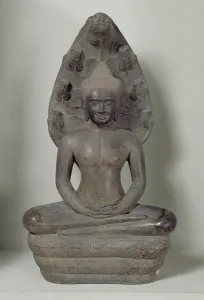 Buddha seated in meditation on the Naga, Angkor (bronze) Buddha seated in meditation on the Naga, Angkor (bronze)