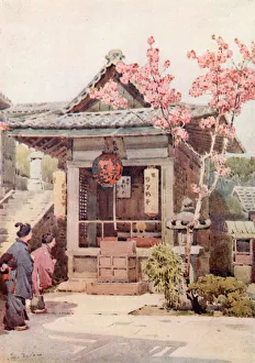 Ella Du Cane Gallery: A Buddhist Shrine (colour litho)