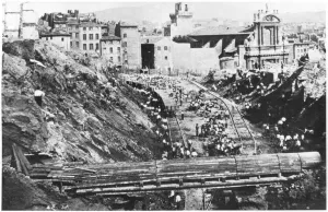 Building of Rue Imperiale at Marseilles, 1863 (b/w photo) Building of Rue Imperiale at Marseilles, 1863 (b/w photo)