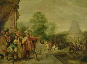 The Building of the Tower of Babel (oil on canvas) The Building of the Tower of Babel (oil on canvas)