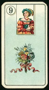 Bunch of Flowers, signifies great luck and success in every way (colour litho) Bunch of Flowers, signifies great luck and success in every way (colour litho)