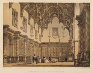 Thomas (after) Allom Gallery: Burleigh Great Hall, Northamptonshire (aquatint)