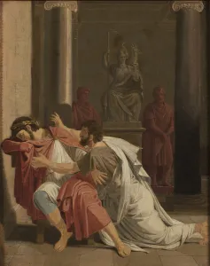 Burrhus, Nero's Tutor, Prostrating Himself before his Sovereign Lord Burrhus, Nero's Tutor, Prostrating Himself before his Sovereign Lord