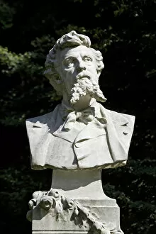 Journalist Gallery: Bust of Edouard Pailleron (1834-1899), French playwright, poet, journalist