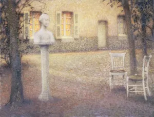 The Bust in the Garden at Twilight; Le Buste dans le Jardin au Crespuscule The Bust in the Garden at Twilight; Le Buste dans le Jardin au Crespuscule