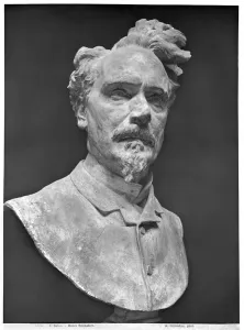 Bust of Henri Rochefort (1830-1913) (plaster) (b/w photo) Bust of Henri Rochefort (1830-1913) (plaster) (b/w photo)
