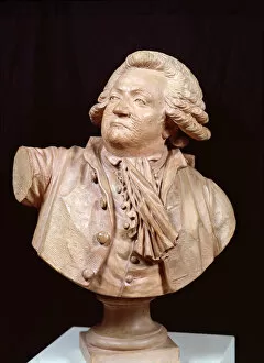 Bust of Mirabeau (1749-91) 1791 (plaster)