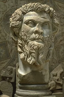 DjÚmila Collection: Bust of Septimus Severus (145-211), High Imperial Period (27 BC-395 AD) (marble)