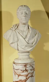 Images Dated 15th March 2012: Bust of William Pitt the Elder, 1st Earl of Chatham (1708-78) (marble)